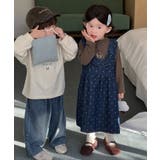 【aimoha-KIDS-】ゆったりデニムパンツ | aimoha kids | 詳細画像3