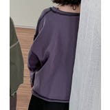 【aimoha-KIDS-】配色ステッチロングスリーブTシャツ | aimoha  | 詳細画像8 