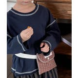 【aimoha-KIDS-】配色ステッチロングスリーブTシャツ | aimoha  | 詳細画像24 