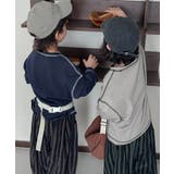 【aimoha-KIDS-】配色ステッチロングスリーブTシャツ | aimoha  | 詳細画像26 