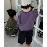 【aimoha-KIDS-】配色ステッチロングスリーブTシャツ | aimoha  | 詳細画像28 