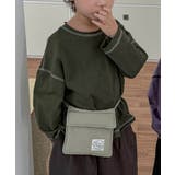 【aimoha-KIDS-】配色ステッチロングスリーブTシャツ | aimoha  | 詳細画像29 