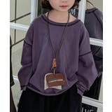 【aimoha-KIDS-】配色ステッチロングスリーブTシャツ | aimoha  | 詳細画像30 