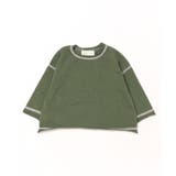 【aimoha-KIDS-】配色ステッチロングスリーブTシャツ | aimoha  | 詳細画像2 