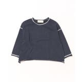 【aimoha-KIDS-】配色ステッチロングスリーブTシャツ | aimoha  | 詳細画像3 