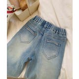 【Aimoha KIDS】リボンデコレーションデニムキッズパンツ | aimoha kids | 詳細画像2