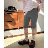 【aimoha-KIDS-】5分丈スパッツ ハーフレギンス | aimoha kids | 詳細画像12