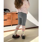 【aimoha-KIDS-】5分丈スパッツ ハーフレギンス | aimoha kids | 詳細画像14