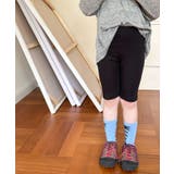 【aimoha-KIDS-】5分丈スパッツ ハーフレギンス | aimoha kids | 詳細画像4