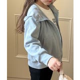ブルー | 【aimoha-KIDS-】ジップパーカー | aimoha kids