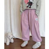 【aimoha-KIDS-】ボリュームスウェットパンツ | aimoha kids | 詳細画像1