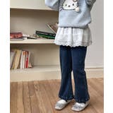 【aimoha-KIDS-】フレアデニムパンツ | aimoha kids | 詳細画像5
