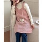 ピンク | 【aimoha-KIDS-】カラーニットワンピース【AW】 | aimoha kids