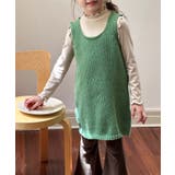 【aimoha-KIDS-】カラーニットワンピース【AW】 | aimoha kids | 詳細画像12