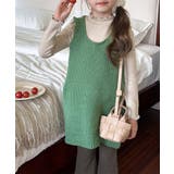 【aimoha-KIDS-】カラーニットワンピース【AW】 | aimoha kids | 詳細画像13
