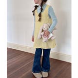 【aimoha-KIDS-】カラーニットワンピース【AW】 | aimoha kids | 詳細画像17