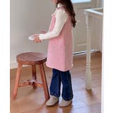 【aimoha-KIDS-】カラーニットワンピース【AW】 | aimoha kids | 詳細画像21