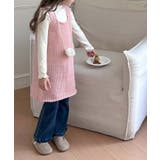 【aimoha-KIDS-】カラーニットワンピース【AW】 | aimoha kids | 詳細画像1
