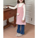 【aimoha-KIDS-】カラーニットワンピース【AW】 | aimoha kids | 詳細画像2