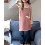 【aimoha-KIDS-】カラーニットワンピース【AW】 | aimoha kids | 詳細画像3