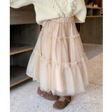 【aimoha-KIDS-】チュールティアードスカート | aimoha kids | 詳細画像17