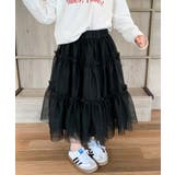 【aimoha-KIDS-】チュールティアードスカート | aimoha kids | 詳細画像6