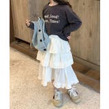 【aimoha-KIDS-】ティアードスカート | aimoha kids | 詳細画像7