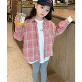 【aimoha-KIDS-】チェック柄シャツ | aimoha kids | 詳細画像1