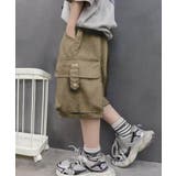 【aimoha KIDS】キッズカーゴハーフパンツ | aimoha kids | 詳細画像3