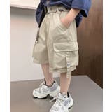 【aimoha KIDS】キッズショートカーゴパンツ | aimoha kids | 詳細画像5