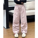 ピンク | 【aimoha KIDS】キッズドロストパンツ カーゴパンツ ワイドパンツ | aimoha kids