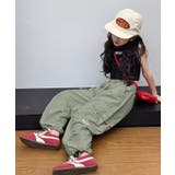 グリーン | 【aimoha KIDS】ドロストカーゴパンツ | aimoha kids
