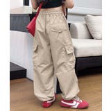 【aimoha KIDS】ドロストカーゴパンツ | aimoha kids | 詳細画像1
