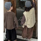 【aimoha-KIDS-】ボーダートップス | aimoha kids | 詳細画像11