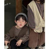 【aimoha-KIDS-】ボーダートップス | aimoha kids | 詳細画像1