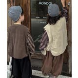 【aimoha-KIDS-】ボーダートップス | aimoha kids | 詳細画像4
