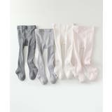 【aimoha-KIDS-】リボン刺繍タイツ | aimoha kids | 詳細画像2 