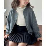 【aimoha-KIDS-】ビジューニットカーディガン | aimoha kids | 詳細画像9