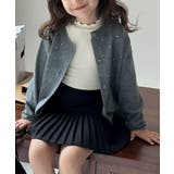 【aimoha-KIDS-】ビジューニットカーディガン | aimoha kids | 詳細画像12
