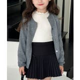 【aimoha-KIDS-】ビジューニットカーディガン | aimoha kids | 詳細画像2