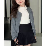【aimoha-KIDS-】ビジューニットカーディガン | aimoha kids | 詳細画像6