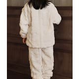 【aimoha-KIDS-】モコモコ ボアルームウェアセット【AW】 | aimoha kids | 詳細画像1