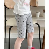 【aimoha-KIDS-】柄レギンスパンツ (SS) | aimoha kids | 詳細画像2 
