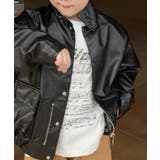 【aimoha-KIDS-】PUレザージャケット | aimoha kids | 詳細画像5