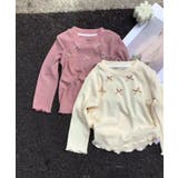 【aimoha-KIDS-】リボン ニットトップス【AW】 | aimoha kids | 詳細画像1