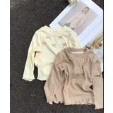 【aimoha-KIDS-】リボン ニットトップス【AW】 | aimoha kids | 詳細画像3