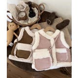 【aimoha-KIDS-】ムートンノースリブジャケット バッグ付き【AW】 | aimoha kids | 詳細画像8