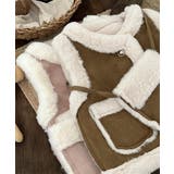 【aimoha-KIDS-】ムートンノースリブジャケット バッグ付き【AW】 | aimoha kids | 詳細画像16