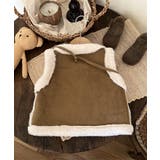 【aimoha-KIDS-】ムートンノースリブジャケット バッグ付き【AW】 | aimoha kids | 詳細画像17