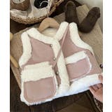 【aimoha-KIDS-】ムートンノースリブジャケット バッグ付き【AW】 | aimoha kids | 詳細画像4